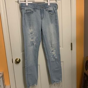 Light blue distressed jeans (Target - Universal Threads) Size 8/29R